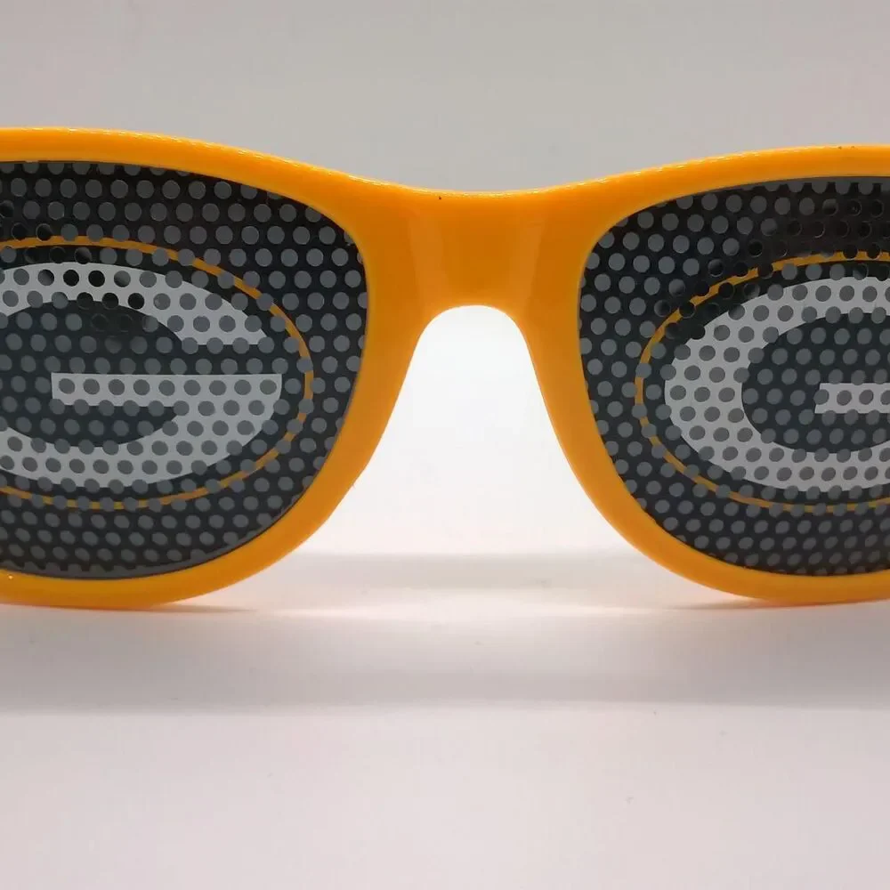 Nfl Men's Black and Orange Sunglasses
